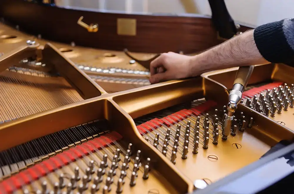 restoring and fixing a piano